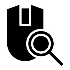 computer mouse glyph 