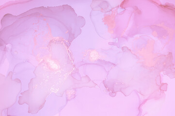 Obraz na płótnie Canvas Spring Ink Wash. Liquid Mix. Fluid Wave Print.