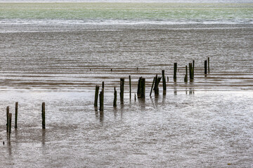 Landscape over the Tagus River in Lisbon, Portugal