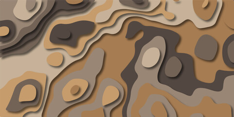 Abstract trending mordern 3d paper cut out background texture design for web , wallpaper, element and other pattern design. Brochure curve trendy liquid background template with paper cut out effect