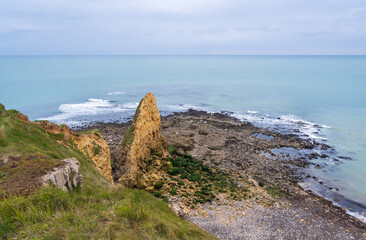 Pointe Du Hoc, World War II Site at Normandy