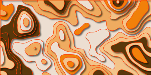 Abstract trending mordern 3d paper cut out background texture design for web , wallpaper, element and other pattern design. Brochure curve trendy liquid background template with paper cut out effect