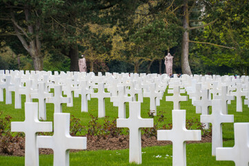 Normandy American Cemetery, in Colleville-sur-Mer, France