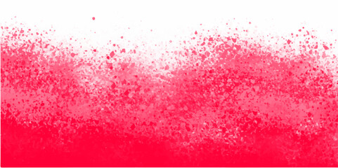 Abstract pink and red powder splatted snow background, Freeze motion of color powder exploding/throwing color powder, color glitter texture on white background