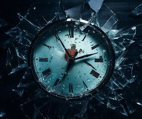 The Last Stroke: Clock's Elegy of Time, Generative AI