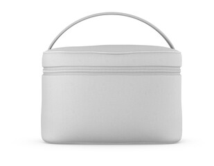 Cosmetic Bag Blank White 3D Rendering