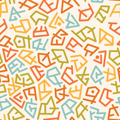  Seamless cute pattern.Can be printed on any material: package, merch, fabric, home.