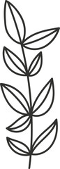 Leaf Branch Doodle