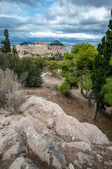 Fototapeta premium Ancient Acropolis and cityscape of Athens Greece
