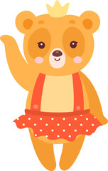 Female Bear In Dress