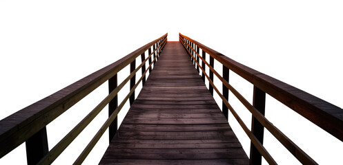 wood  Dock deck isolated PNG file. 