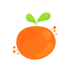 orange vector illustration