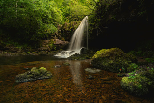 Campsie Glen waterfalls, highlands, Scotland.
Campsie waterfalls, Campsie Glen Scotland. Located in the highlands Scotland.