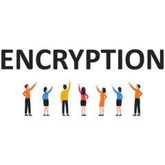 Encryption Business Illustration
