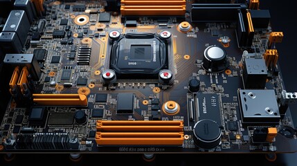 Fototapeta premium Software board background