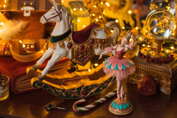 Magical toys, décor for child room. Mystical design for interiors