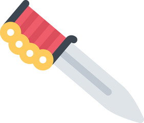 design vector image icons bandit knife