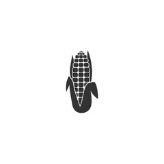 Corn icon. Vector illustration on white