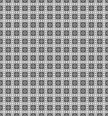 black and white seamless pattern wallpaer textile flower  tile vector.