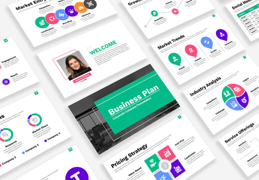 Colorful Company Presentation Design