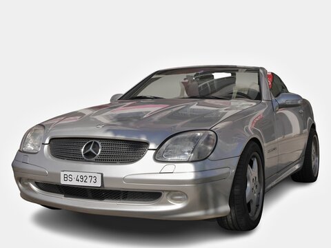 Classic vintage Mercedes SLK