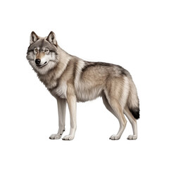 Wolf, Isolated On Transparent, PNG