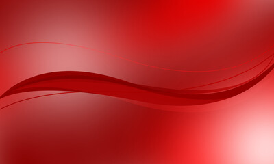 red lines waves curves smooth gradient with soft light abstract background