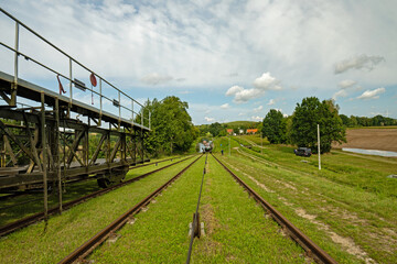 boat lift at the Elblaski Canal in Pochylnia Katy in Poland