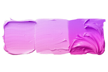 pink and purple acrylic oil paint brush stroke on transparent png background isolated - obrazy, fototapety, plakaty