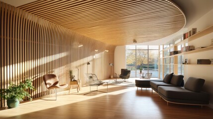 Interior Design Ideas Using Lamellas