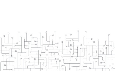 Obraz premium Circuit board. High-tech technology background. Cyber connection electronic. Networking connections background