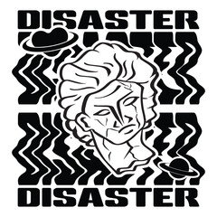 Street wear design inspiration. Retro futuristic design for apparel, clothing, and poster