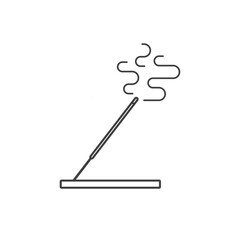 illustration of incense, Incense is used for religious ceremonies, aromatherapy, and meditation. 