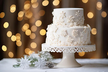 Christmas festive cake banner 