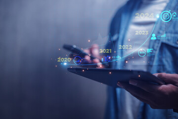 Business ideas 2024 shows trends driving cryptocurrency to develop technology online business.	