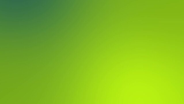 Animation of moving and blending green gradations 4K