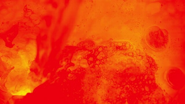Lava texture flowing in slow motion