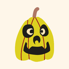 Retro Ghost Halloween t-shirt design. Cute cartoon. vintage vector illustration