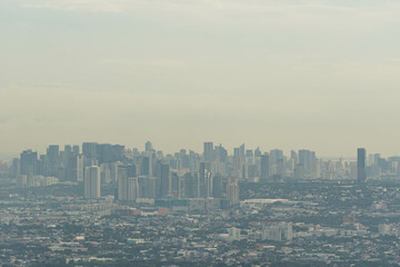an air polluted Metro Manila