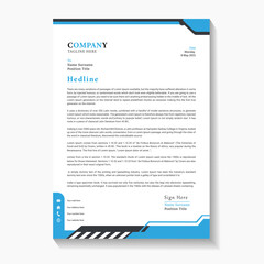 Business corporate letterhead