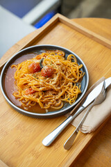 delicious Filipino style of Spaghetti alla Napoletana