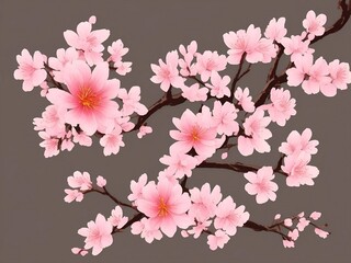 Fototapeta na wymiar cherry blossom sakura background 