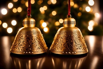 Nostalgic Jingle of Polar Express Bells. AI Generated.