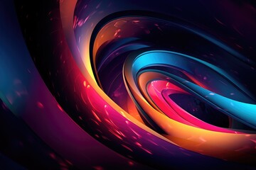 Beauty of abstract forms and textures. Generative AI