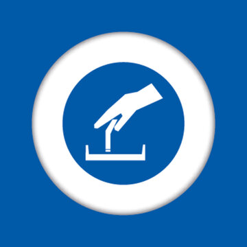 Panneau fond bleu equipement protection travail obligatoire cigarette cendrier fumer fumeur eteindre