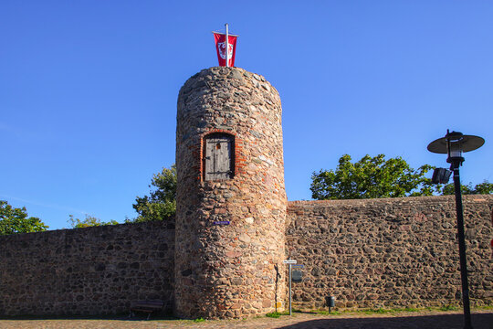 Medieval Eulenturm (Owl tower) in Templin, Germany