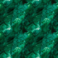 Green and Gold Marble seamless pattern, Emerald Marble textured background, Abstract green stone seamless design 