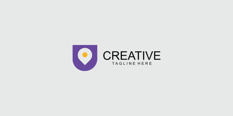 Creative letter U logo design with modern concept| full collor| premium vector