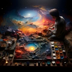 Paint the Universe