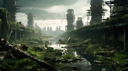 A post apocalyptic landscape
